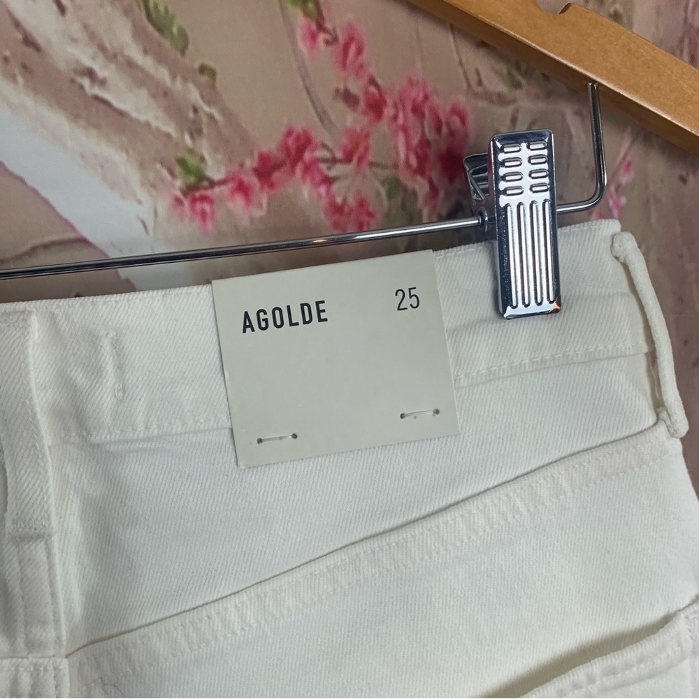 NEW AGOLDE Toni Med Rise Straight Jeans in Radiate - Picture 8 of 11